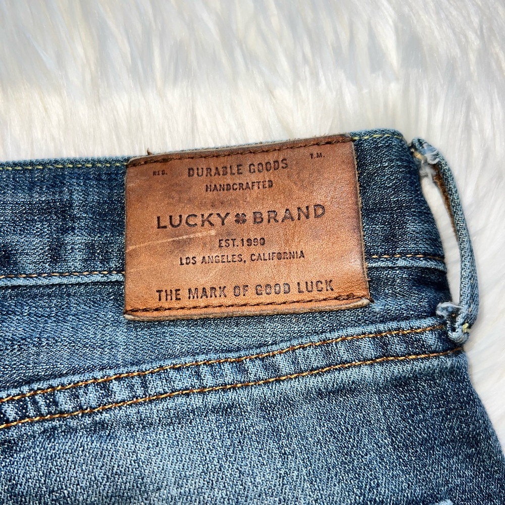 LUCKY BRAND Mens 361 Vintage Straight Distressed Denim Jean 40 x 32 - Picture 6 of 9